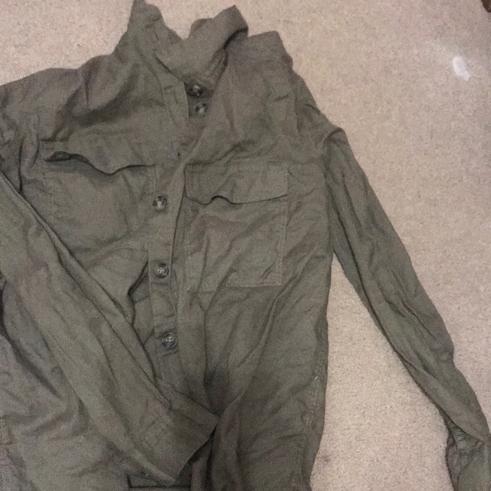 Green shirt
